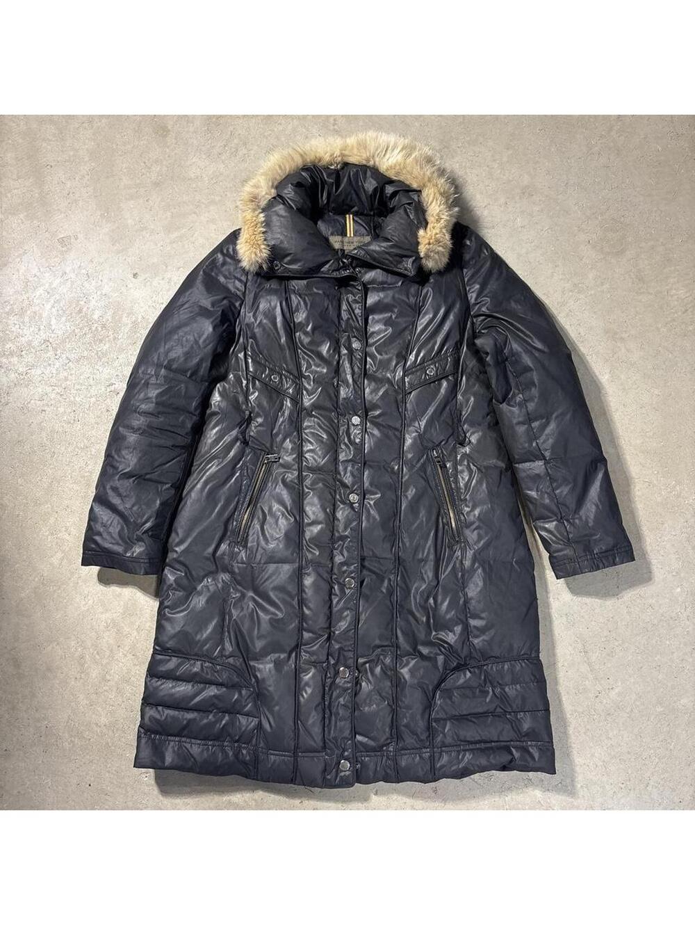 Vintage Y2K Marc New York Andrew Marc Long Puffer Coat Black Womens L